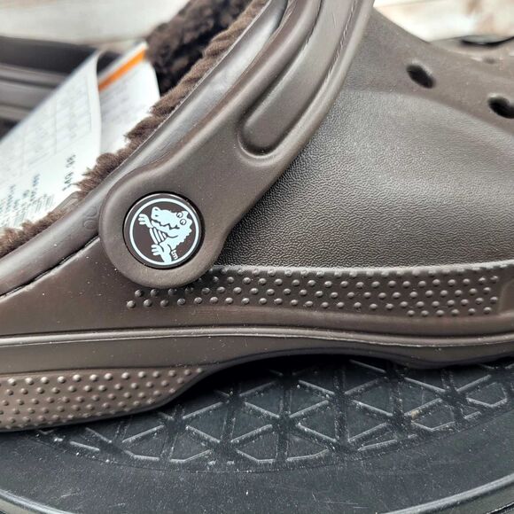 Crocs Ralen Lined Clog Men's Size 8 Gray Slip On Shoes - Picture 5 of 11